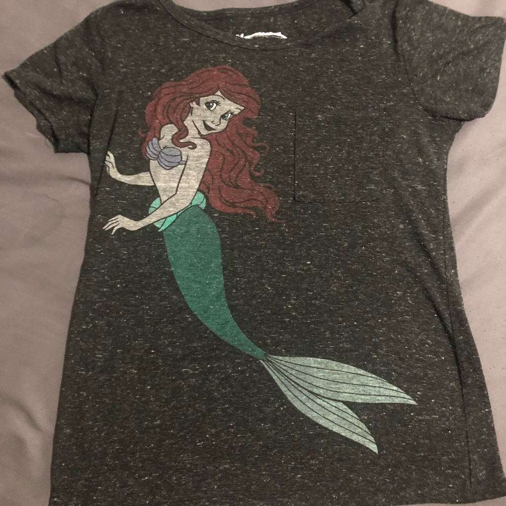 Disney Ariel The Little Mermaid Shirt Juniors XS